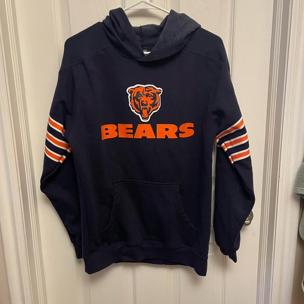 NFL Bears Pullover Hooded Sweatshirt Juniors 14-16 l large Small S women’s